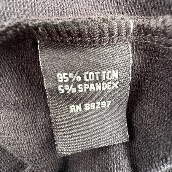 BCBGirls Vintage Y2K Black Short Sleeve Quarter Zip Hoodie Logo Large - Picture 12 of 12